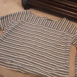 NWT- striped sailor top